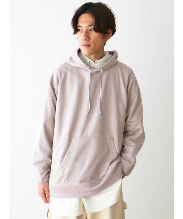 CRAFT STANDARD BOUTIQUE フェイクスエードプルパーカー Lavender