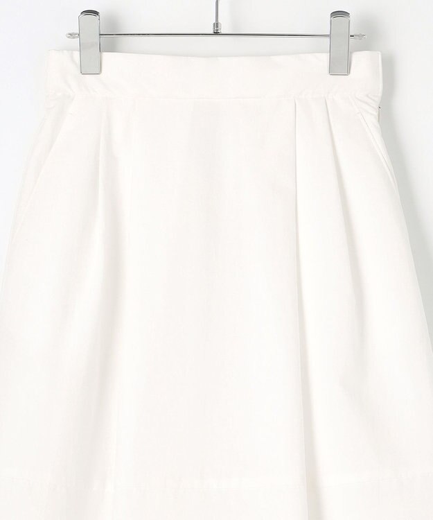 #Newans 【撥水】ソフトボリュームバルーンスカート ホワイト