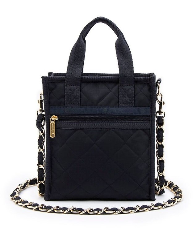 レスポートサック　CHAIN N/S TOTEディープシーブルーキルト CHAIN MINI N/S TOTE/ディープシーブルーキルト / LeSportsac