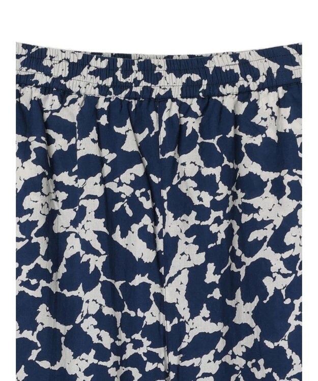 CRAFT STANDARD BOUTIQUE インド綿総柄イージーパンツ Navy