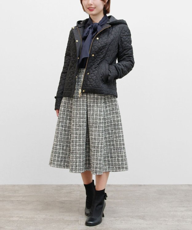 TOCCA LAURA キルティングショートコート ブラック系