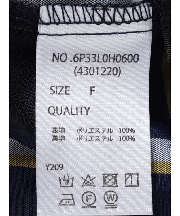 Green Parks ・ＳＵＧＡＲ　ＳＰＯＯＮ　チェックラッフルキャミワンピース Navy