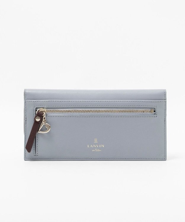 LANVIN en Bleu カルラ 薄マチ長財布 ブルー