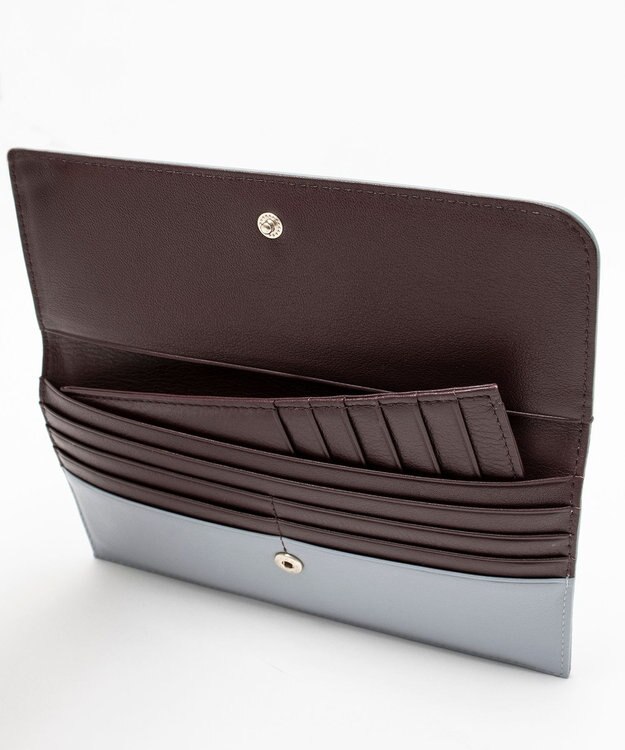 LANVIN en Bleu カルラ 薄マチ長財布 ブルー