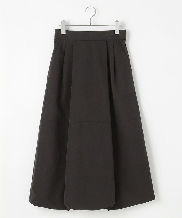 #Newans 【撥水】ソフトボリュームバルーンスカート ブラック