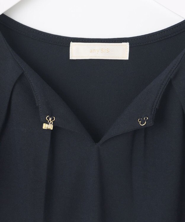 ANY SIS 【吸水速乾】コンフォートジャージータック カットソー ネイビー