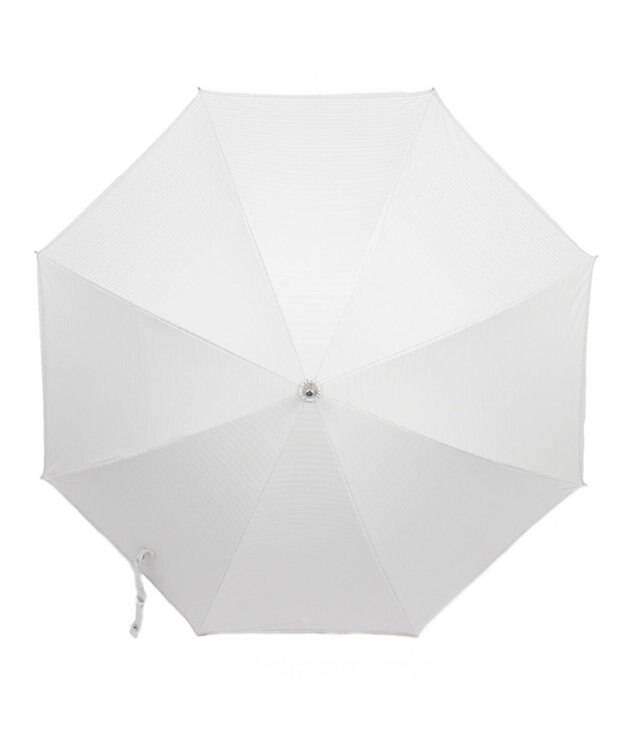 MOONBAT 【軽量】POLO RALPH LAUREN 晴雨兼用日傘 長傘 ジャガード×レース／遮光 遮熱 UV オフホワイト