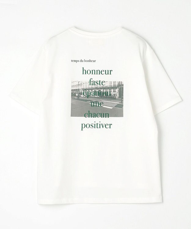 ANY L 【接触冷感/UVケア】アソートロゴ半袖Tシャツ オフバックロゴ