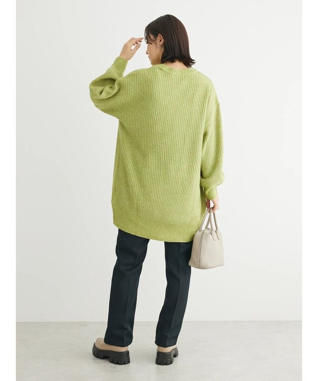 Green Parks ＭＩＸ畦ニットチュニック Green