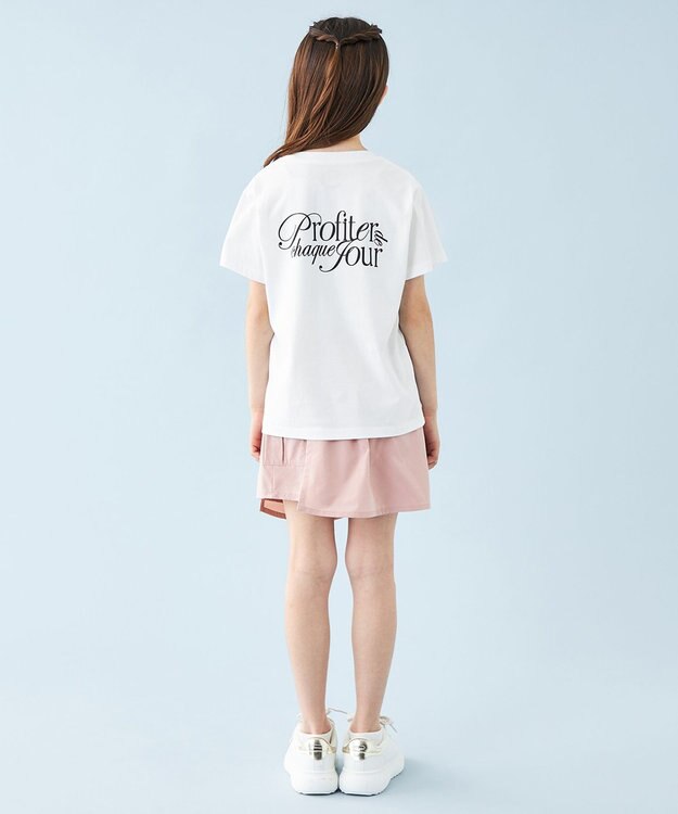 UNFILO 【110-150cm】FINE MOVE ラップキュロット ピンク