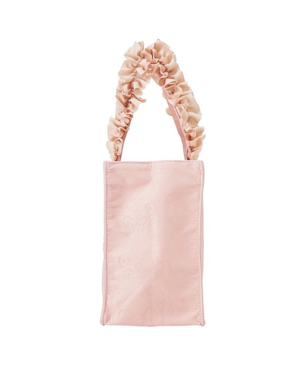 Maison de FLEUR トリコロールフリルハンドルトートバッグ Multi