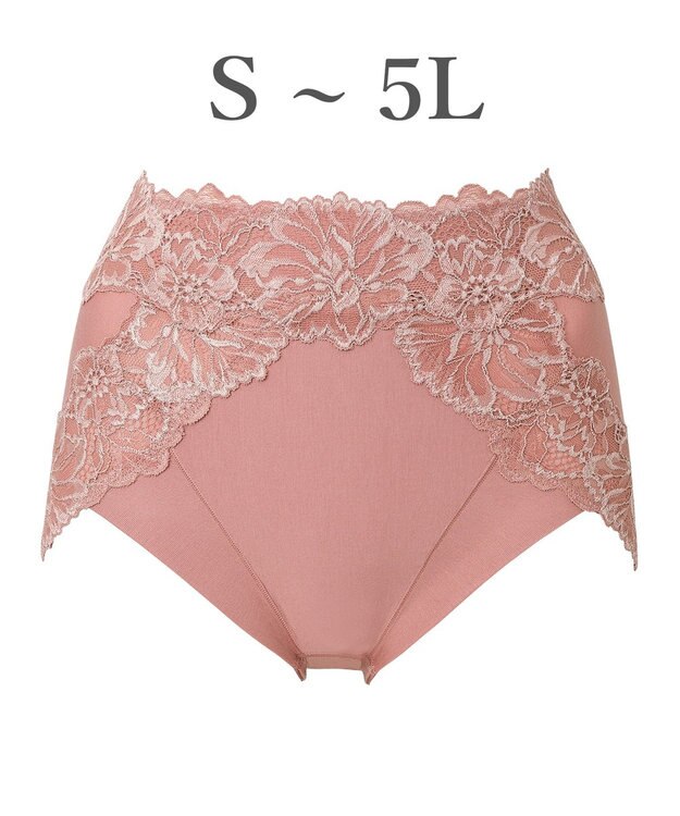 BRADELIS New York 【BRADELIS NewYork peace】おしりPラインラッピングショーツ24 深め お腹スッキリ 美尻メイク 補正下着 DB224201 コーラル