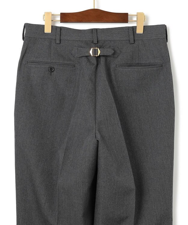 J.PRESS MEN 【J.PRESS ORIGINALS】MAGIC CUBA GABARDINE NEW PIPED STEM TROUSERS / JAPAN MADE グレー系