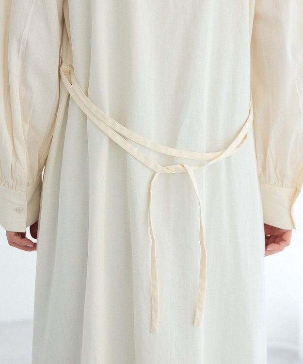 CRAFT STANDARD BOUTIQUE インド製 カットワークシシュウワンピース Natural