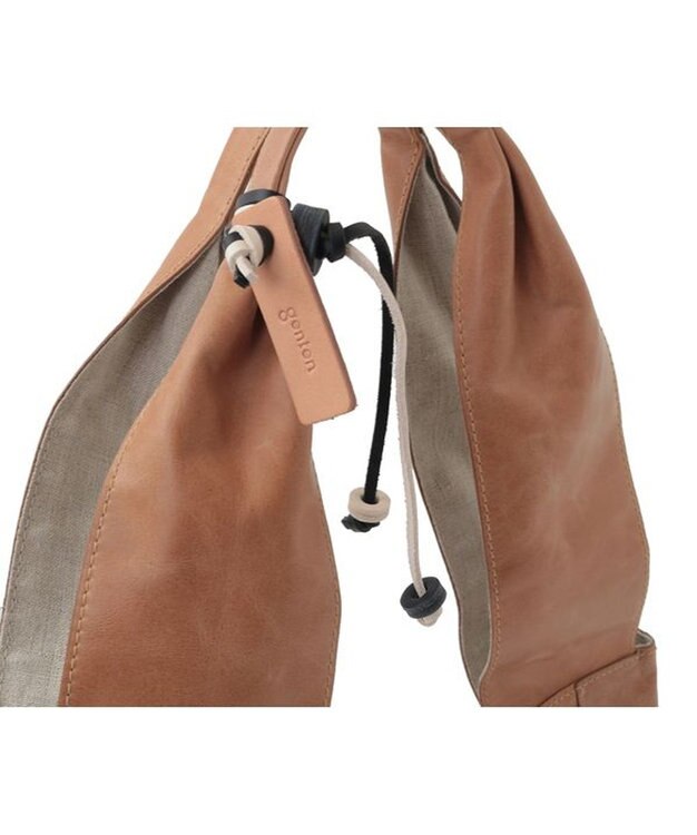 genten ピアット　小 ダークキャメル