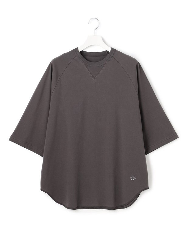 J.PRESS YORK STREET 【UNISEX】接触冷感 ラグランスリーブTシャツ グレー系