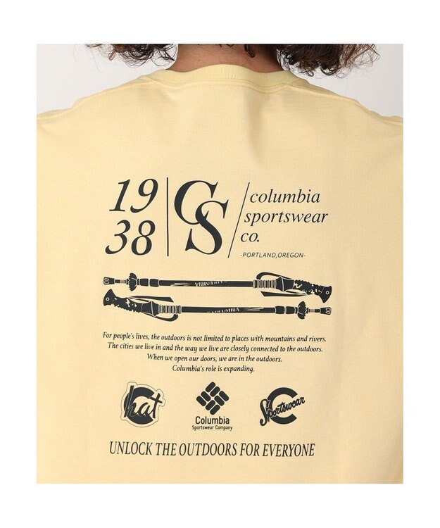 Columbia Columbia/ スタックブルックグラフィックロングスリーブティー /コロンビア Sand Dune