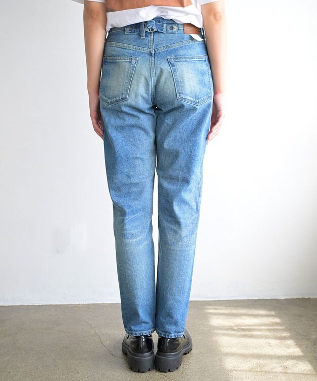caqu modern tapered 腰回りユッタリ テーパードシルエットデニム 3years