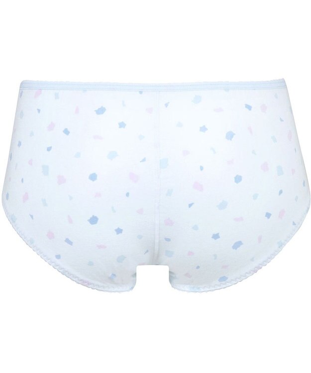 Wing ジュニア ショーツ Wing Teen おしりにくいこみにくい ズレ上がりにくい(裾) 綿混素材(身生地部) 【non!PKパンツ】 はきこみ丈あさめ RJ3305 ウイング／ワコール サックス