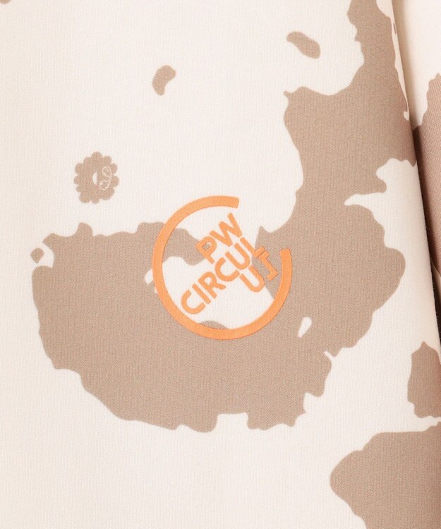 PW CIRCULUS 【WOMEN】ピント柄 ハーフジップ スウェット ベージュ系5