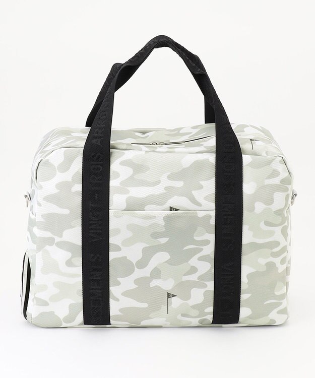 23区GOLF 【UNISEX】カモフラ柄 ボストンバッグ ホワイト系5