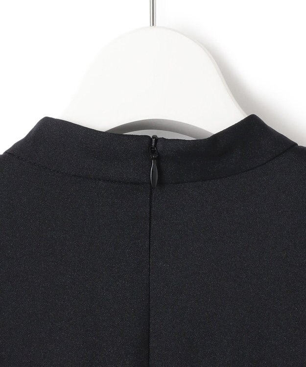 23区 【洗える】クリスタルアムンゼン ウエスト切り替え ワンピース ブラック系