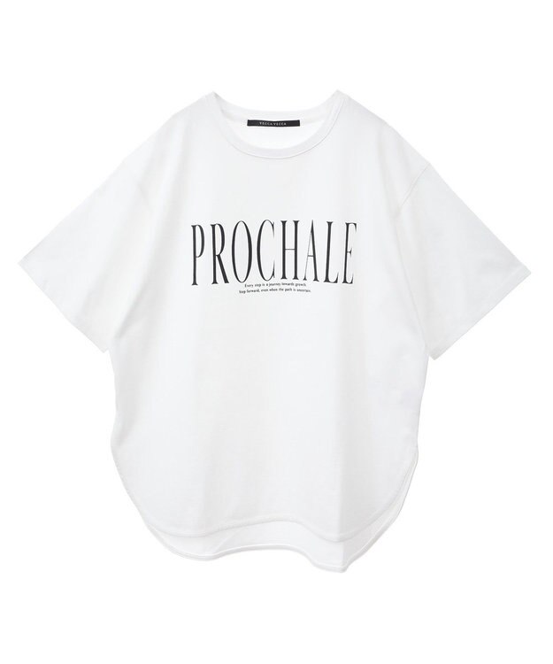 YECCA VECCA 【UVカット】ロゴBIGTee Off White