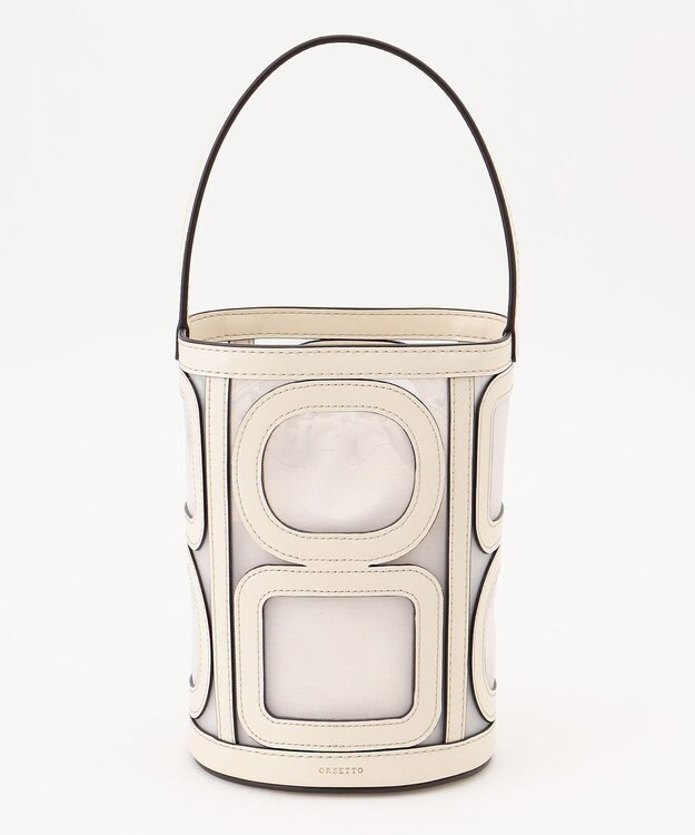 GRACE CONTINENTAL ORSETTO シアーバッグ ホワイト