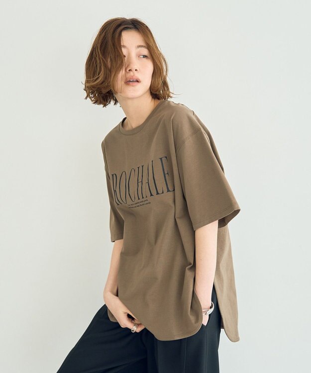 YECCA VECCA 【UVカット】ロゴBIGTee Khaki