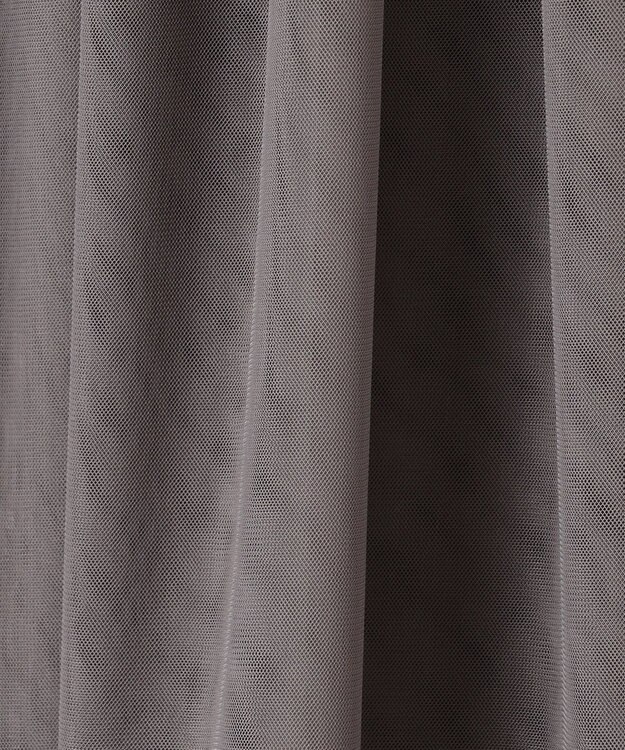 UNFILO L チュールスカート チャコール