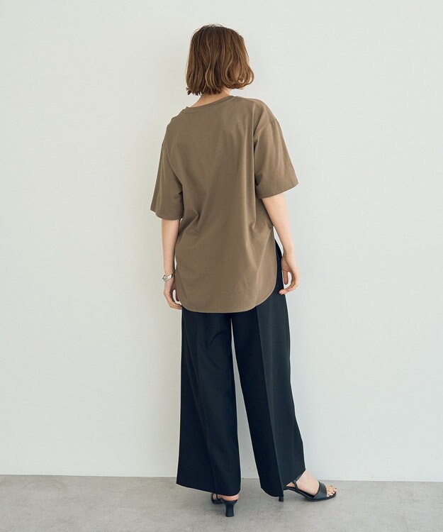 YECCA VECCA 【UVカット】ロゴBIGTee Khaki