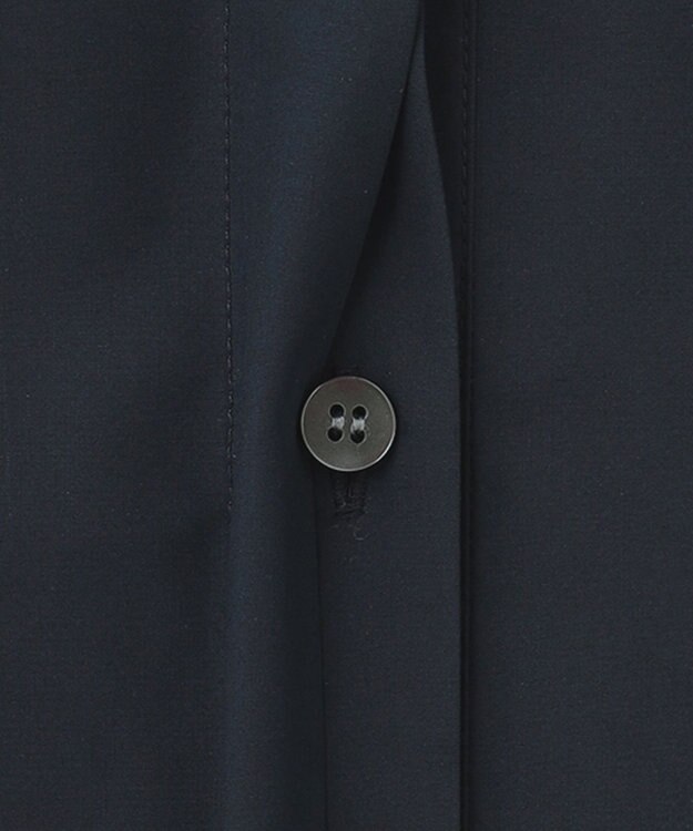 #Newans 【セレモニーにも】パールボタンビッグシャツ ネイビー系