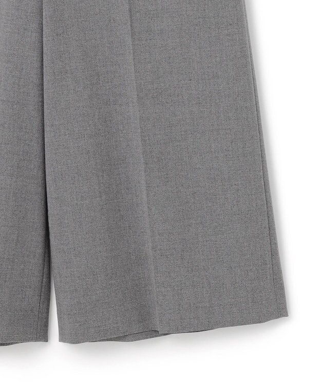 BEIGE， 【セットアップ対応・洗える】ZEPHYR / ウールライクハーフパンツ Top Gray