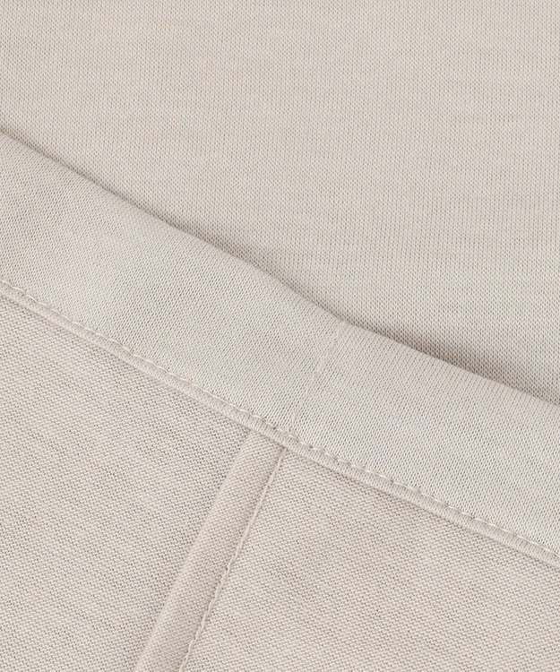 【未使用近】定価¥16,500 光沢感◎ゴールドジップ袖リブシアーブルゾン 和紙コットン 7分袖ブルゾンカーディガン(51712650-2024