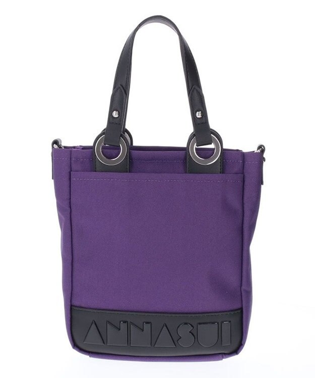 ANNA SUI パーク 2way縦長トート パープル