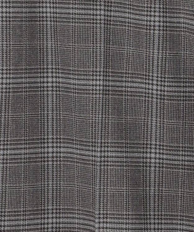 ANY SIS ビューティサーモ2WAYストレッチ テーパードパンツ グレーチェック