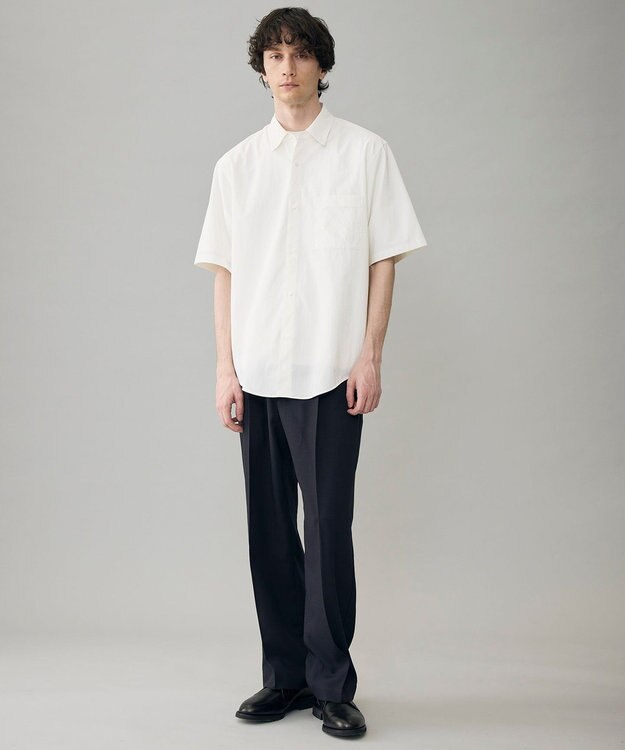 UNFILO MENS ウーリーノ 2タックスラックス ネイビー