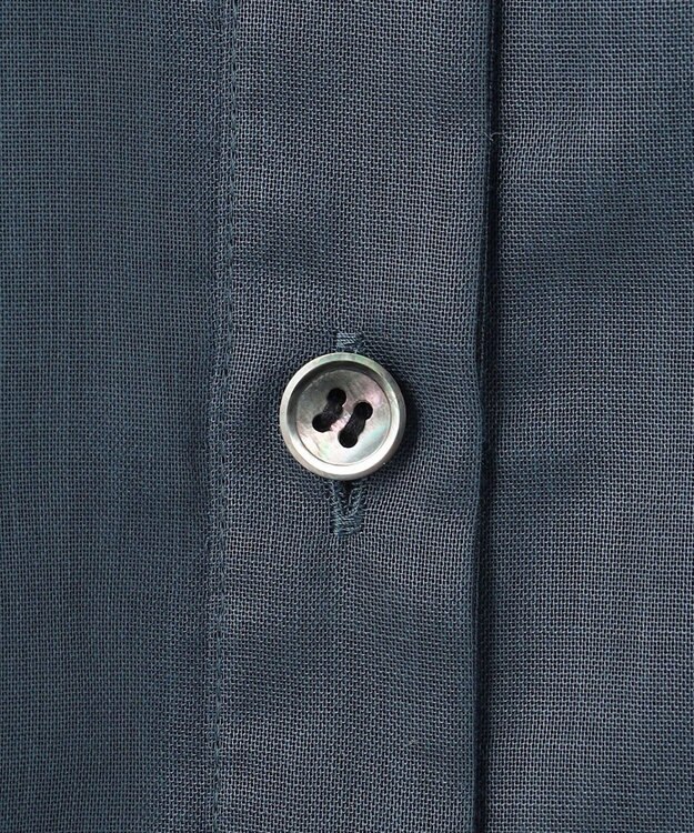 23区 S 【洗える】ソフトシアーフィルム コンパクト ブラウス ダークグリーン系