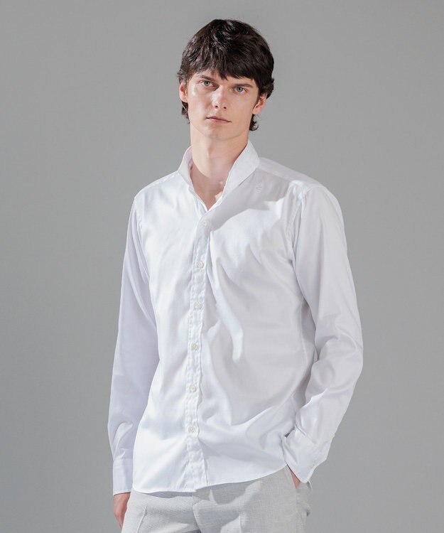 JOSEPH HOMME 80/2 オックス　ウイングカラーシャツ ホワイト系