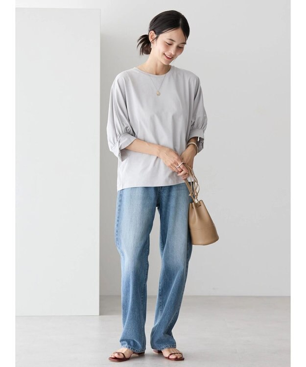 AMERICAN HOLIC 接触冷感ドルマンカットプルオーバー Light Gray