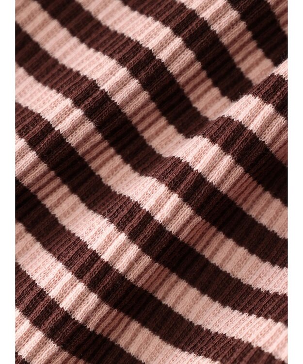 Green Parks ・ＳＵＧＡＲ　ＳＰＯＯＮ　ボーダーアメスリワンピース Brown