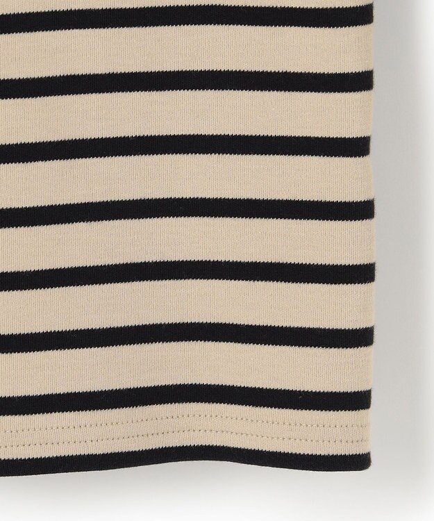 23区 L Armor-lux スムース カットソー ベージュ×ブラックボーダー