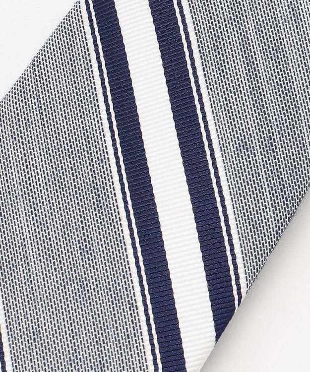 J.PRESS MEN 【LINEN MIX COLLECTION】レジメンタル ネクタイ ネイビー系2