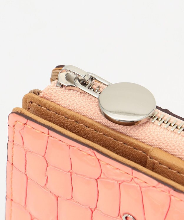 airlist Lファスナー折り財布 Nappage ナパージュ ピーチ