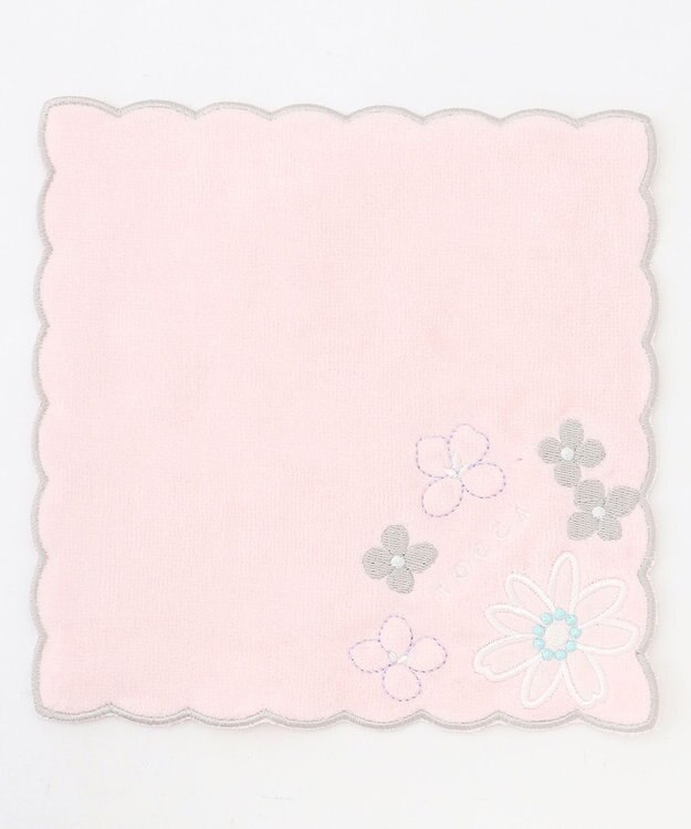 TOCCA SCALOPED MINI TOWELCHIEF タオルハンカチ ピンク系