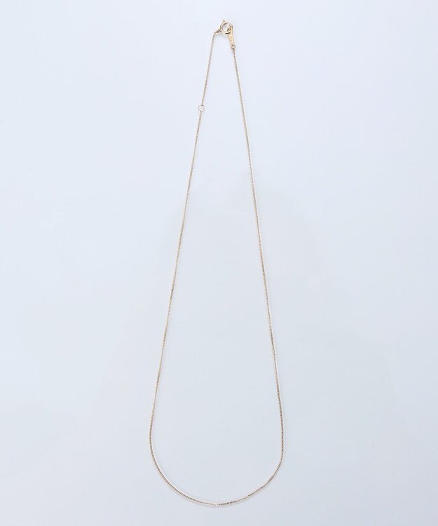 Phoebe 【K10】シャインリンクグルメッタチェーンネックレス/全長:37cm+3cm ゴールド