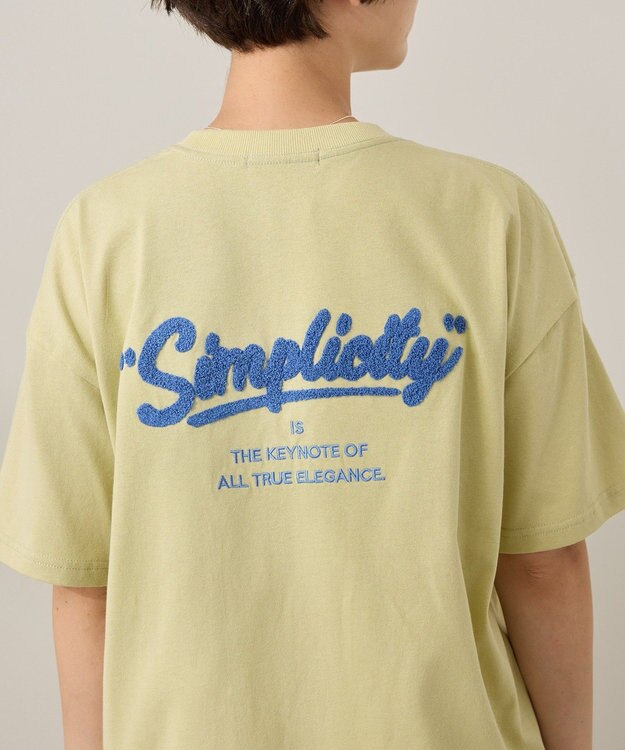 AMERICAN HOLIC サガラ刺繍Ｔシャツ Lime Green