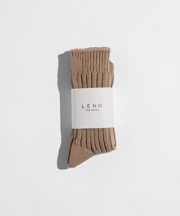 LENO NEW SOCKS [UNISEX] CAFE AU LAIT