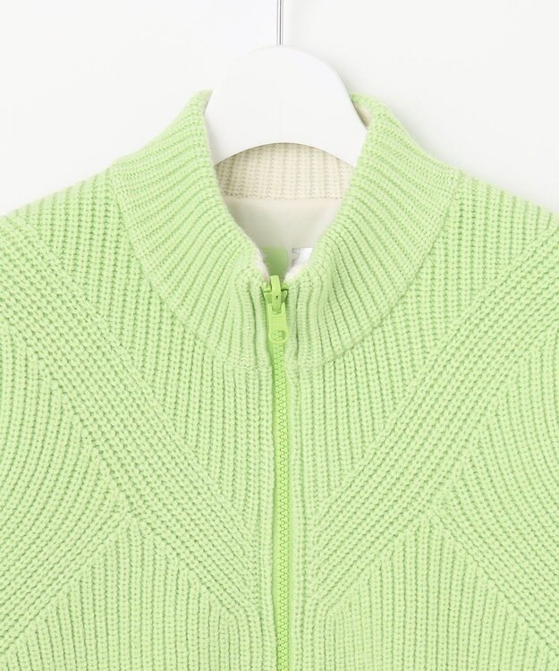 23区GOLF 【WOMEN】 【リバーシブル 】ニット アウター ライトグリーン系