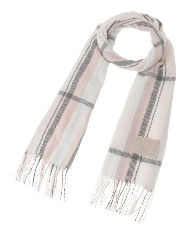 Maison de FLEUR チェックストール Light Pink